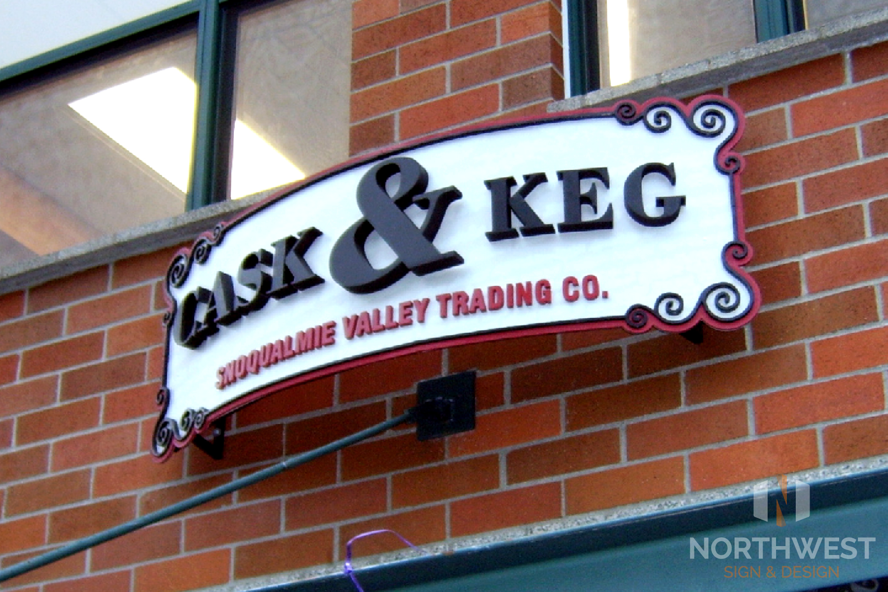 Exterior non-illuminated wall sign-11-01 Exterior non-illuminated wall sign-11-01